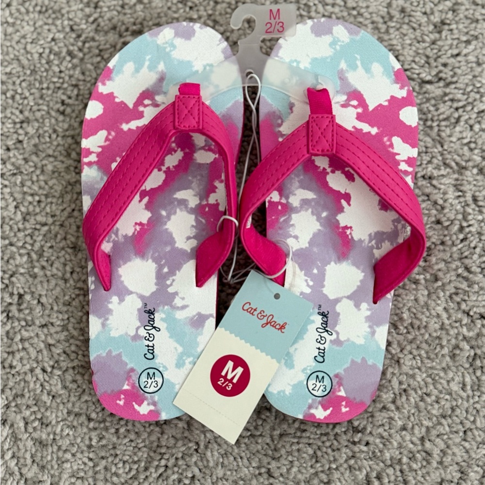 Cat & Jack Girls Flip Flops